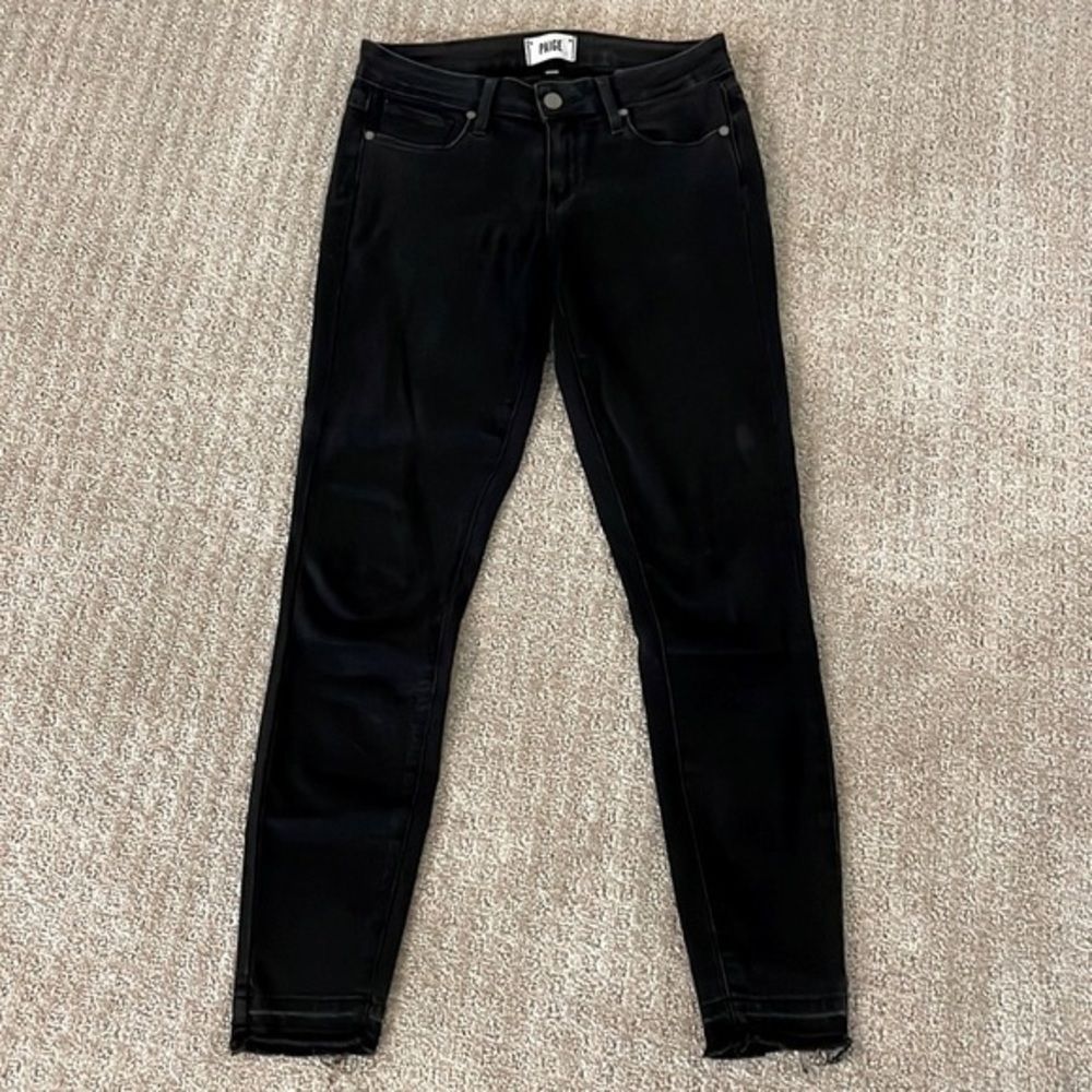 Paige Black Verdugo Ankle Skinny Jeans - Picture 2 of 9